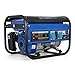 EBERTH 3000 Watt Benzin Stromerzeuger (6,5 PS Benzinmotor, 4-Takt, luftgekühlt, 2x 230 V, 1x 12 V, Seilzugstart, Automatischer Voltregler AVR, Ölmangelsicherung, Voltmeter)