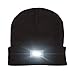 Produktbild 5 LED gestrickter Beanie-Hut, Hände frei LED Beanie Cap, Scheinwerfer-Hut, Taschenlampe Kappe, für Jagd, Camping, Grillen, Jogging, Laufen, Laufen, Radfahren oder Heimwerkerarbeiten (Black)