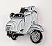 Produktbild Anstecker, Metall, Emaille, Motorroller Vespa, Weiß