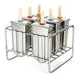 【Ice Pop Molds Set】 - Eiscreme-Formen werden aus strapazierfähigen Materialien hergestellt, sind umweltfreundlich und kindersicher. Unser Ice Pop-Maker hilft mit umweltfreundlichem, wiederverwendbarem Design, Abfall zu reduzieren. Sie können sie immer wieder im Gefrierschrank für viele Jahre verwenden.