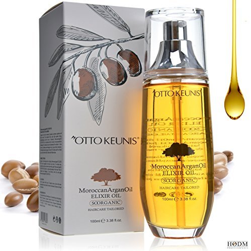 Moroccan Argan Oil for all Hair Types Pure Organic • Argan oil penetrates into the hair pores and enhances the elasticity of hair. It also proves to be extra nourishing for the growth of hair.
