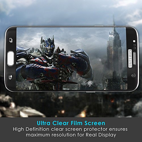 Arbalest   S7 Edge Protectores de Pantalla  Protector Pantalla Cristal Templado Curvo Marco para Samsung Galaxy S7 Edge  Negro