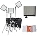 Produktbild Nanguang CN-576 3kits Dimmable LED Ultra High Power Panel Camera Video Light Kit Portable Light Stand