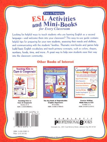 Easy & Engaging ESL Activities and Mini-Books for Every Classroom: Teaching tips, games, and mini-books for building basic English vocabulary!