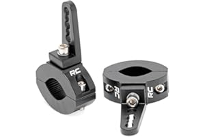 Rough Country Adjustable LED Light Clamps (fits) 1-1.5" Bar 70170 LED Light Mounting Clamps