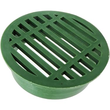 Scarico Per Prato In Plastica Verde - 11.5x9.8 Cm, Per Drenaggio Acqua In Giardino, Aiuole, Esterno