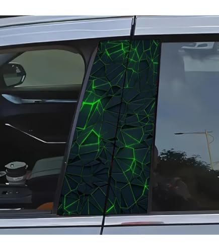 Auto B-Säulen Aufkleber Set - Personalisierte Vinyl Folie 50x25 Cm