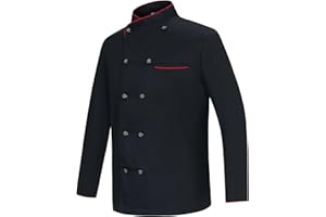 Misemiya - Veste DE Chef Femme - Uniformes DE Chef Femme Veste DE Cuisine Femme - Uniforme d'accueil- Ref.844