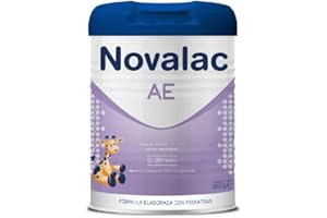 Novalac AE - Leche en Polvo Infantil, 0-36 Meses, Para el Manejo Dietético del Estreñimiento, Fórmula Especial con Minerales y Carbohidratos. Fórmula Elaborada con Pediatras - 800 g