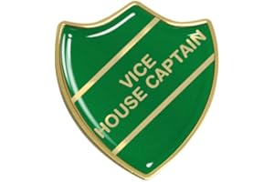 CAPRICORNONE Vice House Captain Gel Domed School Shield Badge