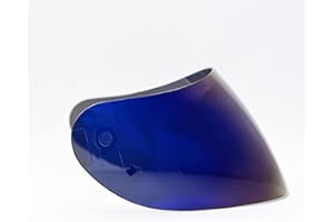 AFTERMAKET Visera para casco AGV K3, K4, K4 Evo, modelo Street 8, para tallas XXS, XS, S, M, L, XL, XXL, homologada para K-3, K-4 MULTI TAGLIA Blu Specchio