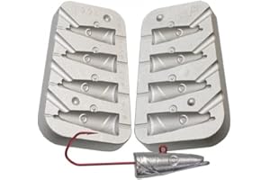 MOULES ALCIUMPECHE MOULE A PLOMBS TETES PLOMBEES FUSEE 30-40-50-60grs - MOU224