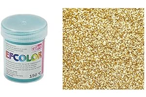 PAINT IT EASY NEU Efcolor, Farbschmelzpulver, 25 ml, Glitter, Farbe: Gold