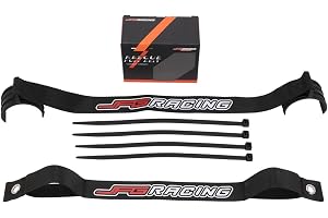 Motorcykel bak/främre skyddande räddningsbälten universal | justerbar drag motorcykel räddningsbä hållare remmar kit för d