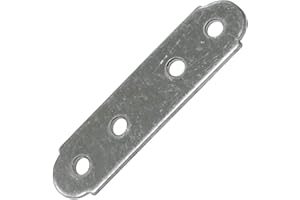 AERZETIX: 20x Placa de unión recta para ensamblaje 60/15mm metálico C41538