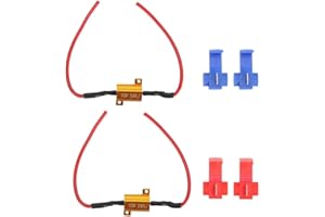 Suuonee 2 Stück 10W 39 Ohm LED Lastwiderstand Leistungswiderstand Lastwiderstandsdecoder für LED-Blinker Kennzeichenbeleuchtung
