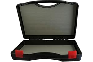 Kingfisher Fly Fishing Ultimate Luftschlangenbox, groß, Schwarz – Schaumstoff E