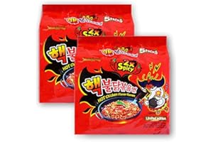 [Let's Go Market] Samyang Buldak Ramen Hot Chicken Flavour Noodle (Pack of 10) (Red (Double Spicy))