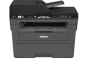 Brother MFCL2710DW Stampante Multifunzione Laser 4 in 1 Bianco e Nero, Velocità Stampa 30 ppm, Scheda di Rete Cablata, Wi-Fi, Stampa Fronte/Retro Automatica, ADF 50 Fogli, Display LCD