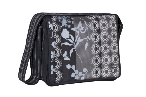 Lassig Casual Messenger Changing Bag (Colourpatch Black)
