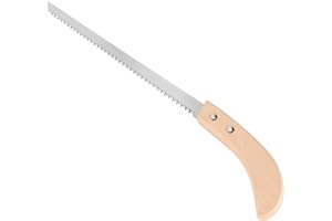 Jeffergarden Sierra de bonsai Sierra de árbol Estrecho 325 mm Sierra de hoja estrecha Sierra de mano Sierra de dientes pequeños Herramientas de jardín