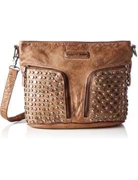 Taschendieb Damen Td0111ol Umhängetasche, Braun, 15 x 28 x 39 cm