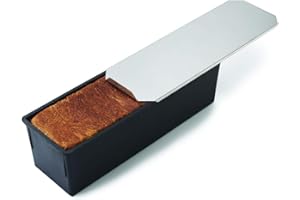 Matfer Bourgeat 345834 Exoglass Moule à pain avec couvercle en acier inoxydable