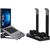 McStorey Laptop Stand Dikey ve Eğimli 3 Slotlu Ayarlanabilir Masa&uuml;st&uuml; Organizer Telefon Tablet Uyumlu Kaymaz Silikon Pedli Er