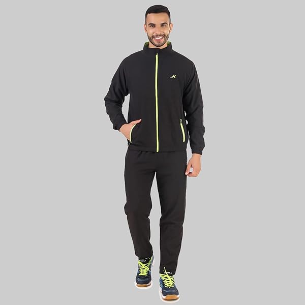 Vector X OTS-206 Men Winterwear Polyester Zipper Track Suit