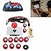 Produktbild GOZAR Spiel Diy Arcade Set Kits Ersatzteile Usb Encoder Zu Pc Joystick Und Tasten - Rot
