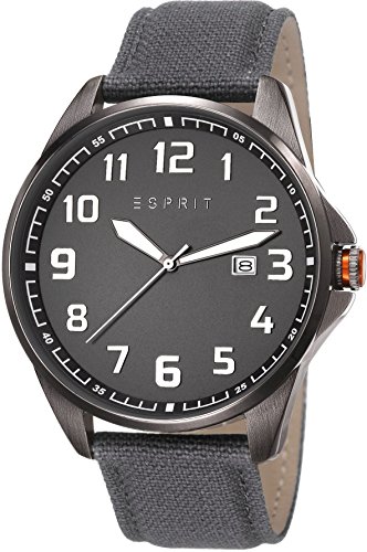 Esprit ES107991002 - Reloj de cuarzo para hombre, correa de otros materiales color gris