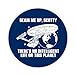 Produktbild Kaboom Gifts Kühlschrankmagnet mit Aufschrift Beam Me Up Scotty, There´s No Intelligent Life on This Planet, Star-Trek-Design, 58 mm groß, bedruckt, rund