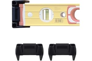 Support Universel de Niveau StealthMounts 1-Pack | Supports de Verrouillage pour Niveaux à Bulle | Convient à Toutes les Marques | Supports de Rangement d’Outils pour Camion ou Atelier | Fabriqué au