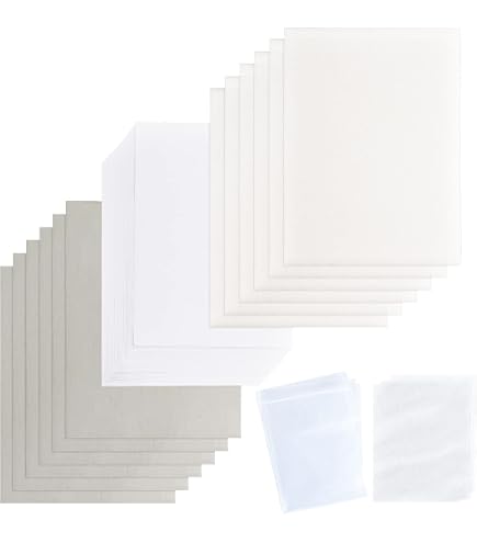 PATIKIL Papier Buvard Presse-Fleurs 20x15 Cm - 30 Feuilles Recharge Absorbantes Réutilisables Pour Séchage Naturel DIY