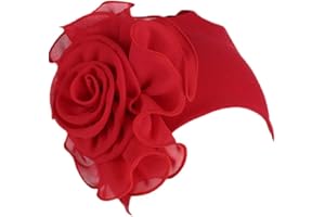 YONKOUNY Chimio Turban pour Femmes Élégant Confortable Chapeau Bonnet Cancer Élastique Headdress Fleur pour La Perte De Cheveux Chimiothérapie