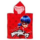 Material: 100% algodón. Desconocido Kids Licensing lb17019 Toalla con Capucha para Lady Bug