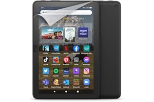 Nuevo protector de pantalla NuPro transparente para tablet Amazon Fire HD 8 y Fire HD 8 Plus (modelo de 2022), pack de 2 unidades