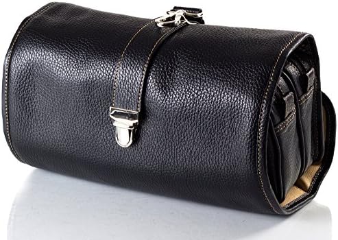 Becker Manicure Shaving Shop Bathroom Accessories Hanging Toiletry Bag Black Pack of 1
