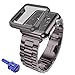 Produktbild Hunpta Edelstahl Armband Armband Band + Cover Case für Apple Watch Serie 2 42mm (Schwarz)