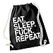 Produktbild Certified Freak Eat Sleep Fuck Repeat Gymsack Black