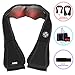Produktbild [2018 Neues Design] MRQ Massagegerät für Nacken, Rücken, Bauch, Schulter und Beine mit extra langem Massagegürtel & beigelegtem Bauchgürtel – Shiatsu Nackenmassagegerät mit Infrarot Wärmefunktion.
