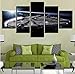 Produktbild Wiwhy Poster   Wandkunstausgangsdekor 5 Stücke Millennium Falcon   Bilder Hd Drucke Film Gemälde Wohnzimmer-10X15/20/25Cm