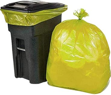 ORILEY Biodegradable Garbage Bag Eco-Friendly 50 Micron Lab Tested Bio Hazard Waste Bag for Hospital, Office, 