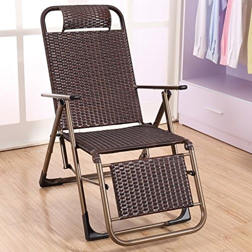 Ali Folding Lunch Lounge Slippers Happy Chair Office Lunch Lounge Outdoor Beach Chair ( Color : Without a mat )