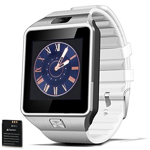 QIMAOO 1,56 Zoll Bluetooth Smartwatch DZ09 für Android Samsung Galaxy S6/S7/S8/iPhone 7 Plus/6/5 mit Kamera SIM SD card - 4