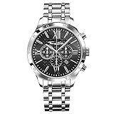 Thomas Sabo Herren Armbanduhr Chronograph Quarz Edelstahl WA0015-201-203-43 mm