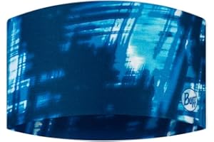 BUFF®| Cinta CoolNet UV® Wide Hombre Mujer Adulto Comoda, Proteccion UPF50, Deporte, Elastica, Material Reciclado, Calidad, Talla Única, Azul