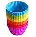 Produktbild westeng 24 Stück umweltfreudlich wiederverwendbar Cupcake Fällen Silikon Backgeschirr Backen Muffin Cups Formen