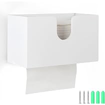 EFUTURETIME Handtuchspender fr Papierhandtcher aus Bambus, 27.5x15x13cm,  Papierhandtuchhalter Wand fr H2 Papierhandtcher, ffentliche  Papierhandtuchspender Hngen und Stehend, Wei : Amazon.de: Gewerbe,  Industrie & Wissenschaft