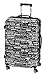 Produktbild Koffer Trolley-Reisekoffer Hartschale "Cosmo" Hartschale 60 cm schwarz-weiß